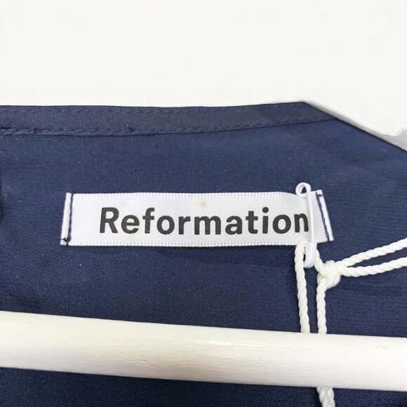 NWT Reformation Arklow Silk Dress - Picture 9 of 10